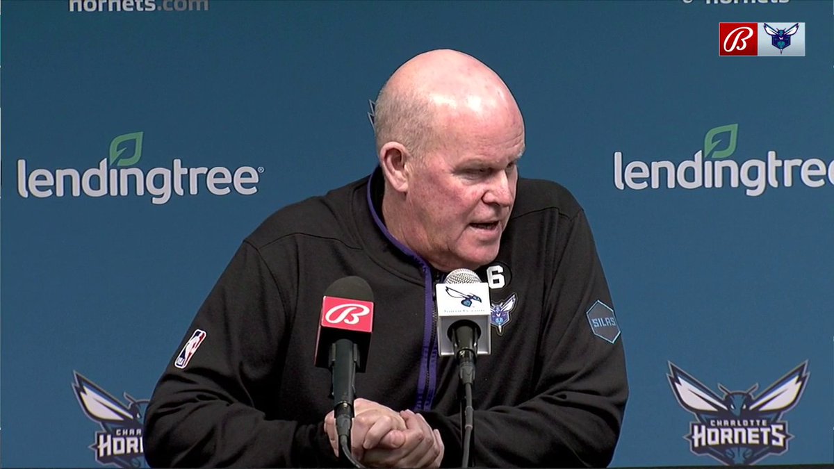 This message from Steve Clifford can be applied to every team at every level “Until we care about something besides how many points we score, we aren’t going to win much.” Need to have a we over me mentality (Via @HornetsOnBally camera)