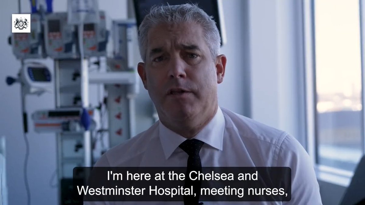 "Our nurses do a hugely important job and I deeply regret that a number of nurses are striking today." Steve Barclay visited Chelsea and Westminster Hospital earlier to meet nurses and hear about the pressures they face.