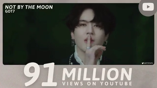 GOT7’s “NOT BY THE MOON” M/V has now surpassed 91 million views on YouTube. — GOT7 (갓세븐) #GOT7 #갓세븐 #GOT7_NOTBYTHEMOON