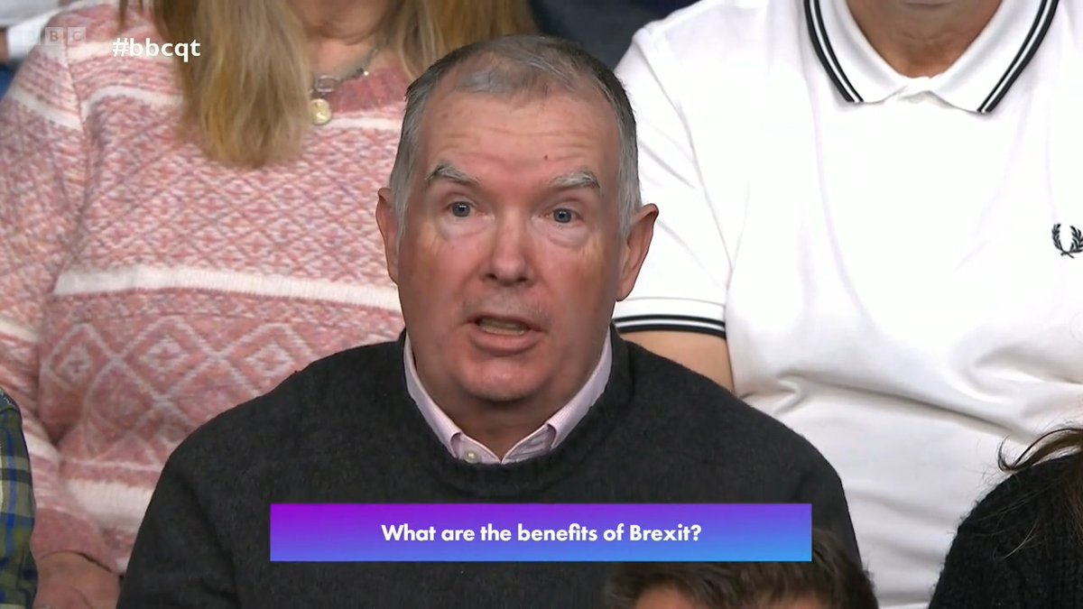 “It’s about as oven ready as a frozen turkey taken out five minutes before Christmas day, it really is a joke.” This #bbcqt audience member gives his first hand experience on how the wine industry has been affected by Brexit.