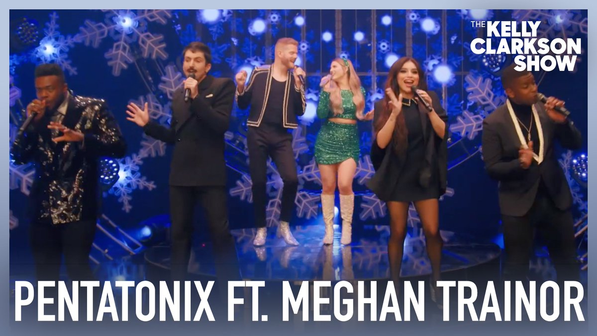 Feeling like a #KidOnChristmas after this @PTXOfficial performance with Meghan Trainor!