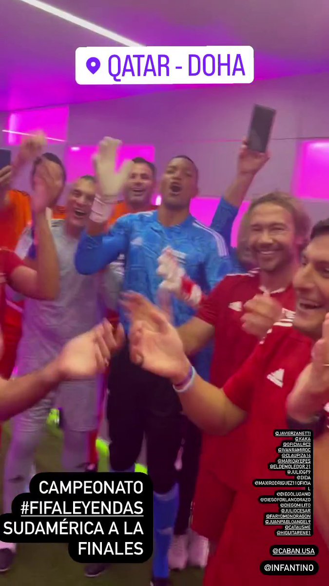 "OHHH SUDAMÉRICA..." Todo el continente unido en el Torneo de Leyendas de FIFA con estos jugadorazos... 📹 IG/bambam9oficial