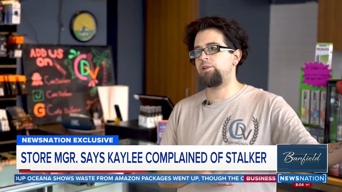 Moscow, Idaho vape shop manager says Kaylee Goncalves told him about a stalker 3 weeks before the murders. “I asked is it at school? And she was like no. It is at night when I’m going out to the bars or coming back from the bars.”