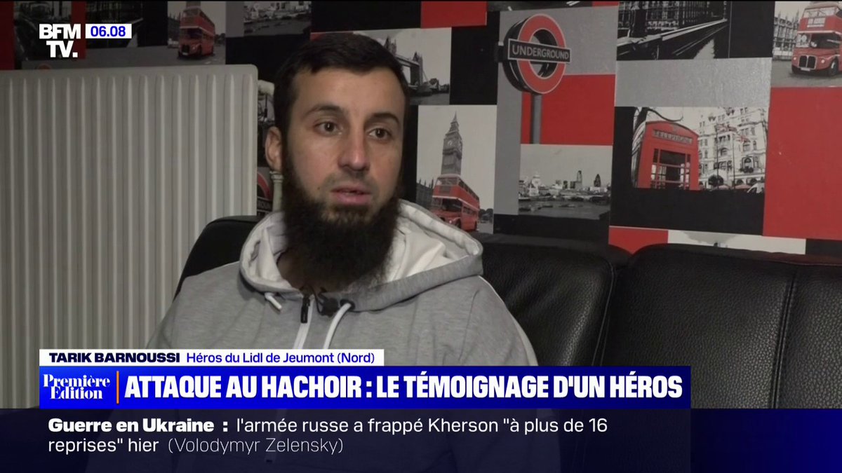 💬 "Je ne regrette pas d'avoir perdu ces deux doigts pour la cause" Attaque au hachoir à Jeumont: le témoignage du héros qui est intervenu au péril de sa vie
