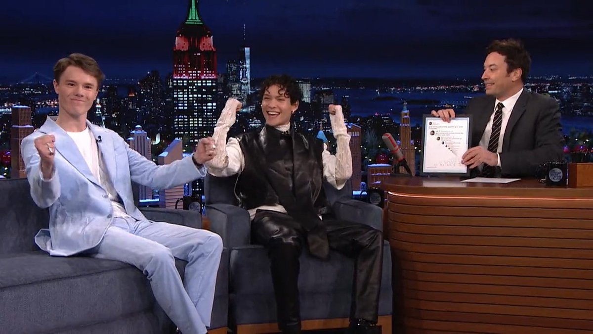 .@RydingEdvin &amp; O M A R reveal details about the upcoming season of #YoungRoyals 👀 #EdvinXOmarOnFallon