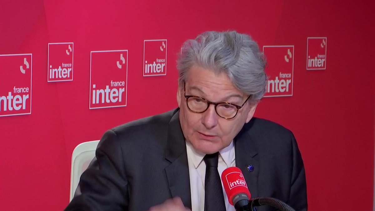 .Thierry Breton : "Il faut condamner avec la plus grande fermeté toute forme d'ingérence des lobbies, des États, des entreprises. Notre démocratie n'est pas à vendre. À la commission européenne, on est contrôlés, on ne voit pas de lobbyiste dans les couloirs." #le7930inter