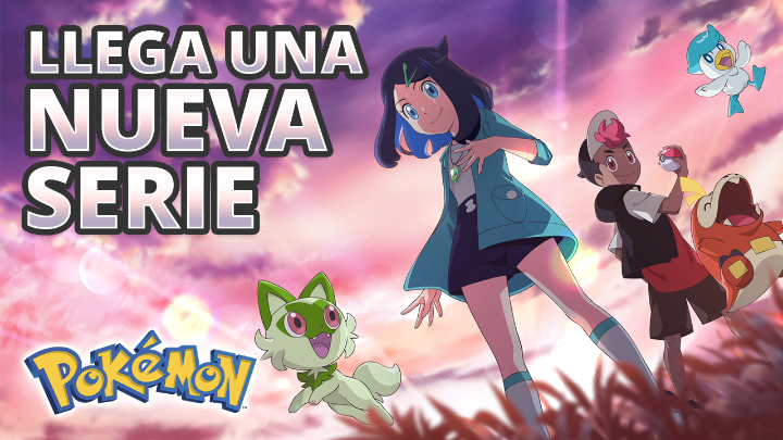 ¡Llega una nueva serie Pokémon! ¡Sigue las aventuras de dos nuevos personajes y de los tres Pokémon iniciales de Paldea por el mundo Pokémon! Además, conmemora la trayectoria de Ash con episodios especiales para cerrar la serie Viajes Definitivos Pokémon. ¡A partir de 2023!