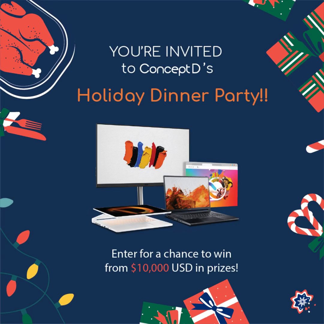 With the Holiday season upon us, we’re inviting you to our biggest giveaway of the year. With nearly $10k USD in prizes available, the #ConceptDDecemberDraw starts now! See comments below for how to enter. T&Cs in bio.