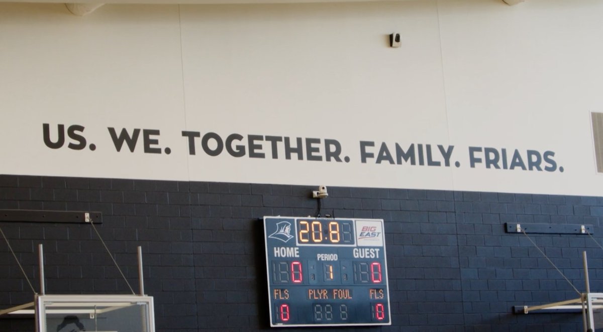 "Us. We. Together. Family. Friars." For years, Ed Cooley has worked to build Providence MBB into a program he can be proud of both on and off the court. Home Court | 6:30 PM ET | December 20th on CBS Sports Network