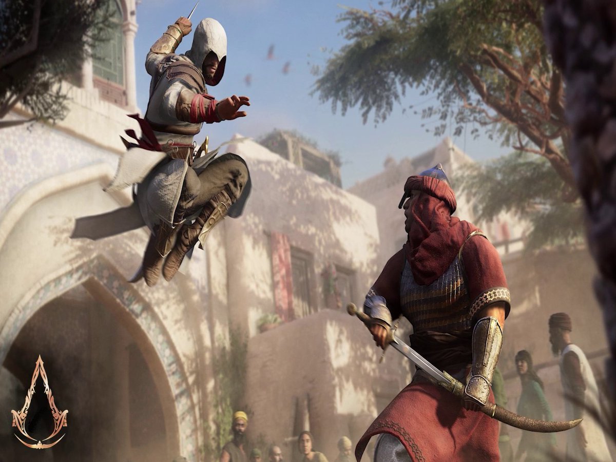 "These are the tenets of our Creed..." As we close out an amazing year of celebrations, we've created a new in-game Assassin’s Creed Mirage wallpaper to pay special tribute to the game that started it all… #AssassinsCreed