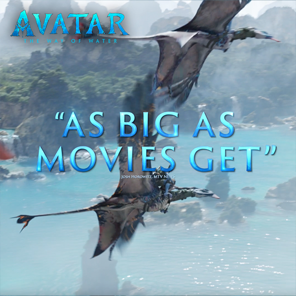 The motion picture event of a generation is finally here. Experience #AvatarTheWayOfWater now playing only in theaters. Get tickets: