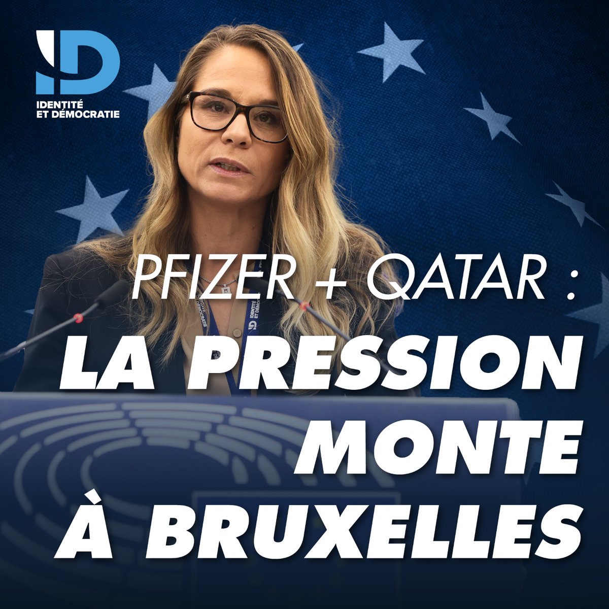 📹 Avec 3 députés européens, nous appelons Ursula von der Leyen à venir clarifier devant le Parlement les liens de certains commissaires avec le Qatar et ses SMS avec Pfizer ! #QatarGate ⤵️