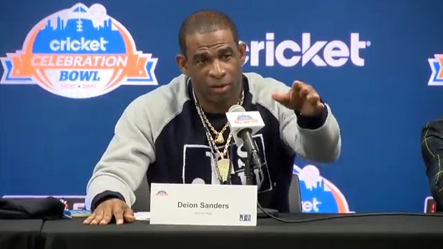 Here at the Cricket Celebration Bowl where COACH PRIME just set the record straight about his time at Jackson State U. and a host of other things. No lies told. Take a listen. CBS 17