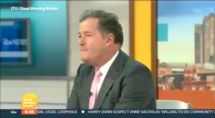 Since the #HarryandMeganNetflix episode highlighted Piers Morgan for attacking Meghan Markle, here’s a clip of Co-Host Alex Beresford gathering him 👏🏿👏🏿