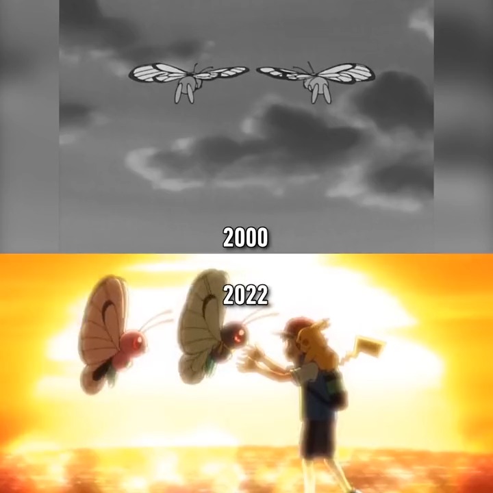 Ash &amp; Pikachu reunite with Butterfree in the final episodes featuring Ash Ketchum 🥹