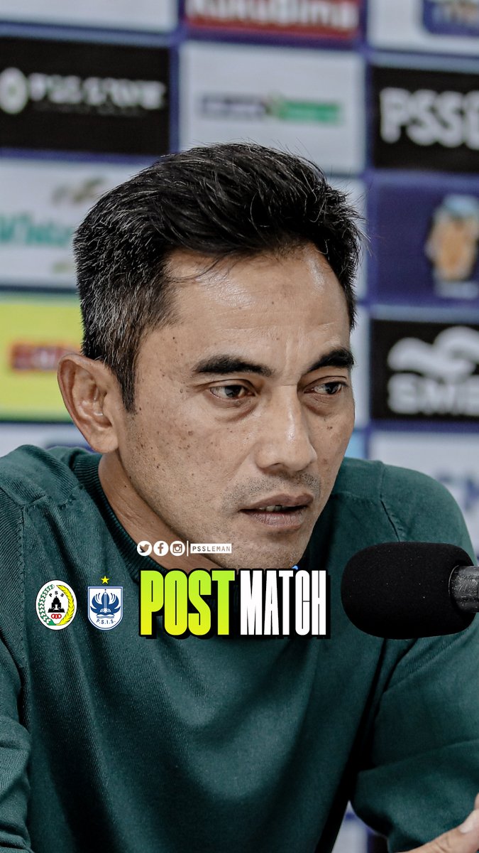 "Saya apresiasi perjuangan pemain karena menurut saya dari beberapa pertandingan yang lalu, pertandingan ini para pemain cukup punya determinasi, keinginan yang kuat dan juga lebih baik dari pertandingan sebelumnya." #PSS #UnityForOurGlory
