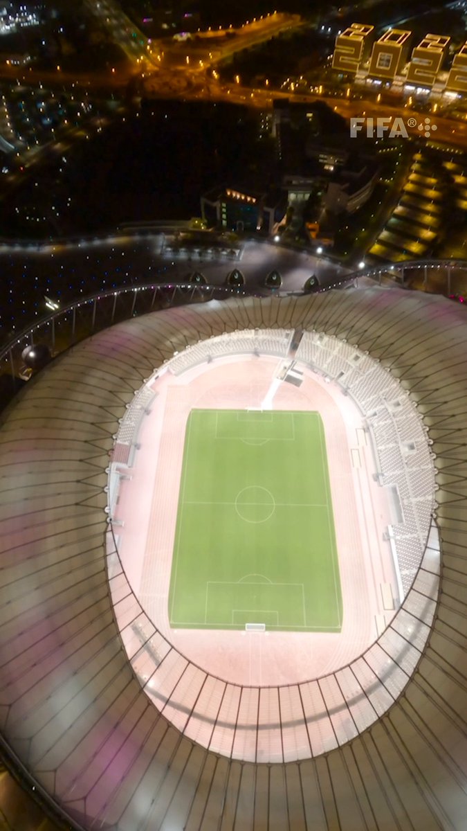 ๐๏ธ๐ Presenting Khalifa International Stadium - the stage that will crown the third best at #Qatar2022 this evening!