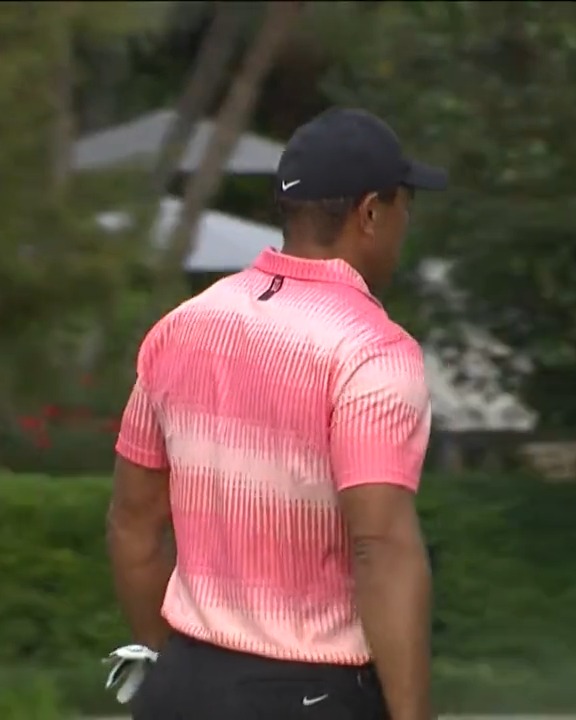 Tiger from distance 👀 Team Woods continues to roll PNC Championship.