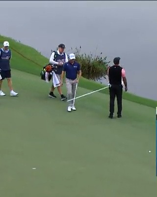 Tiger Woods just out there having some fun