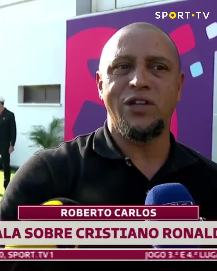 Roberto Carlos sobre Cristiano Ronaldo 👏