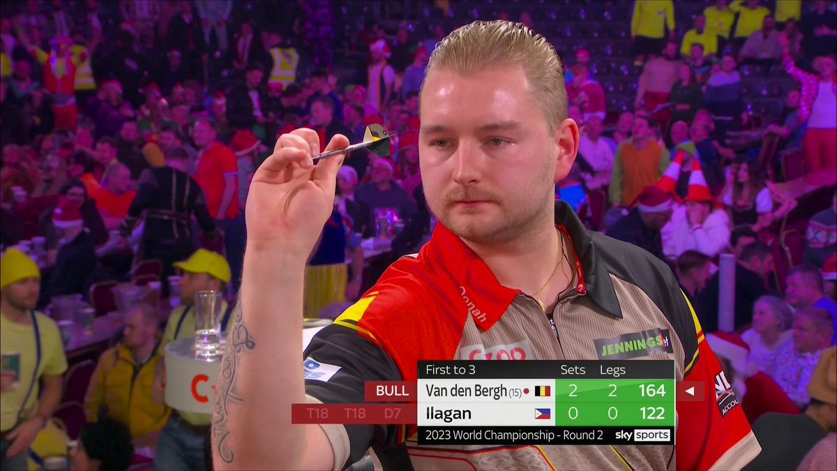 Dimitri Van den Bergh doing Dimitri Van den Bergh things 🎯 #LoveTheDarts