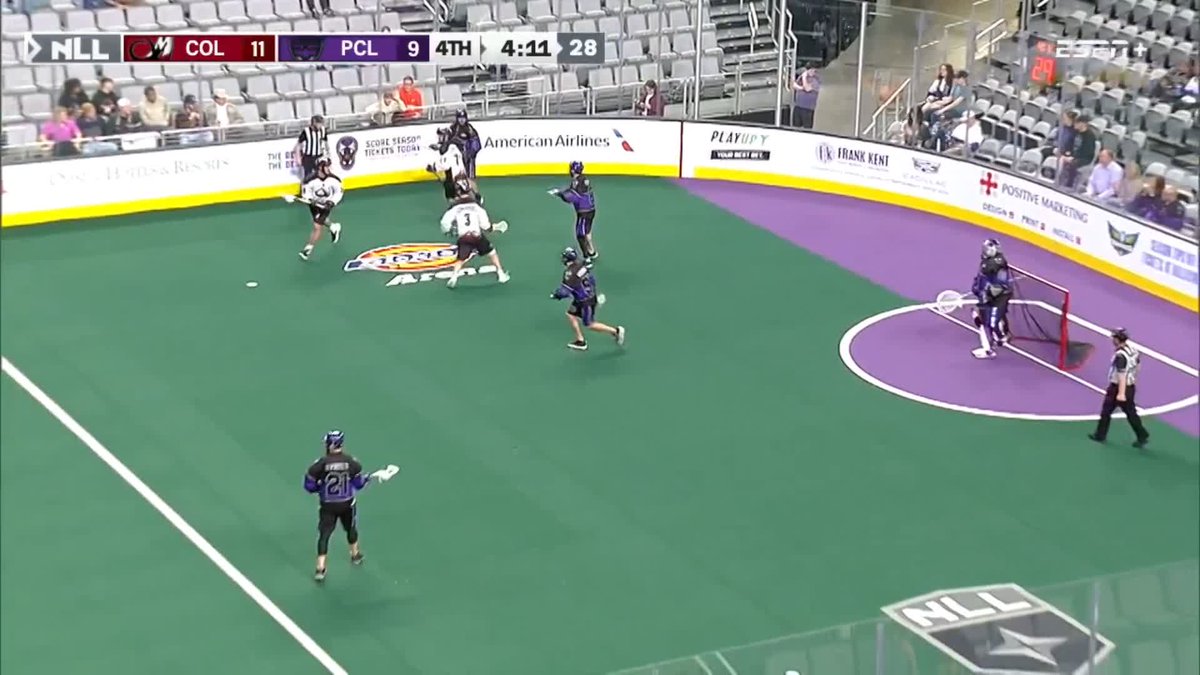 A goal and four assists for Miners Lacrosse Club product Mathieu Gautier (Mathieu Gautier) in his first NLL game… not bad for a kid from the RMLL.