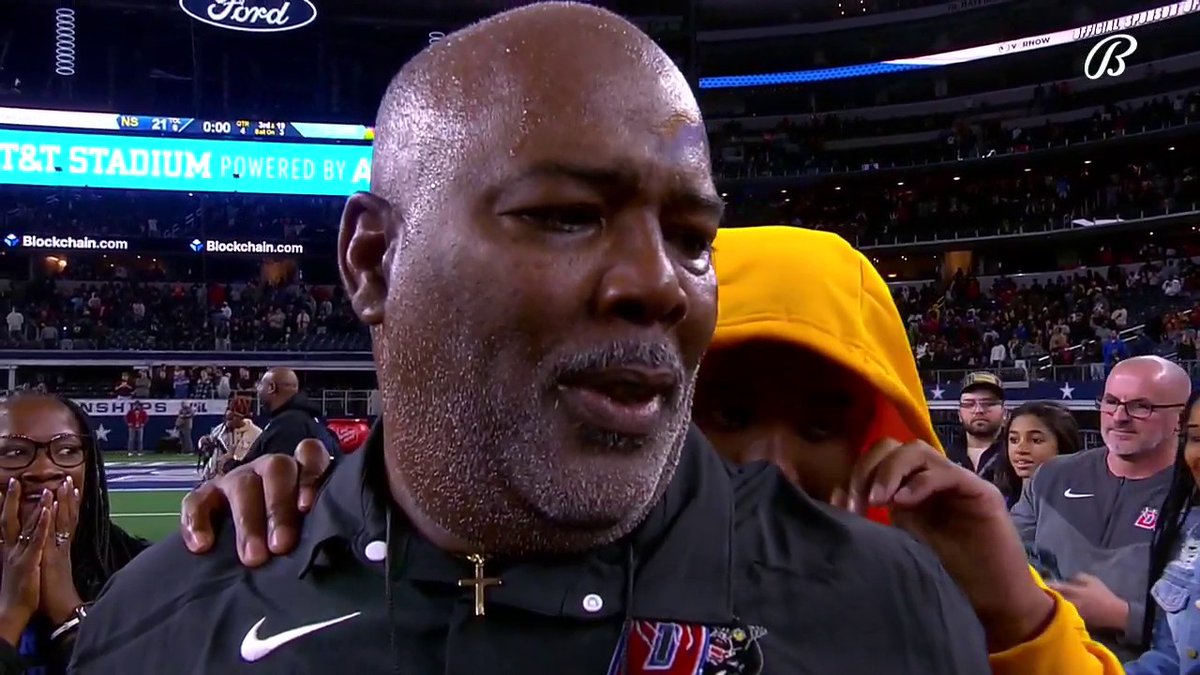 STORY BOOK ENDING TO THE TEXAS HIGH SCHOOL FOOTBALL SEASON. 32 years as Head Coach, 323 wins... this one means the most. First time claiming the title of "STATE CHAMPS" for Coach Samples. Football, you are the greatest. 😭❤️ Duncanville High School Football 🏈 | Texas UIL | #TXHSFB | 📺: BSSW
