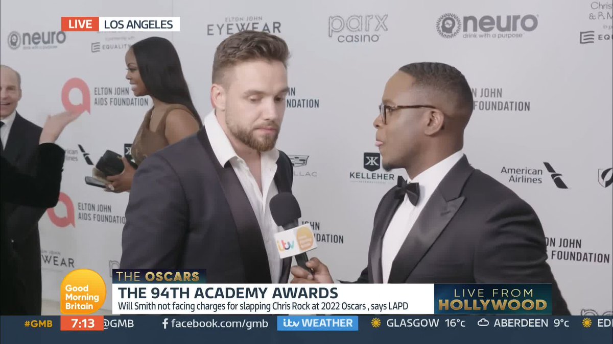 Perhaps more shocking than the Will Smith slap itself, Liam Payne managing to somehow sound Welsh, Irish and American all at the same time when being interviewed on the incident x