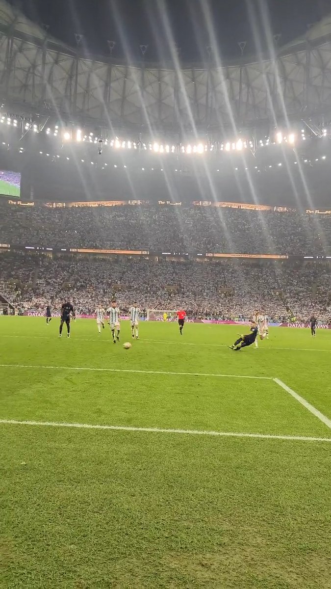 THE GOAL HEARD AROUND THE WORLD 🗣 A sideline view of Mbappe's BANGER 🚀 🇫🇷