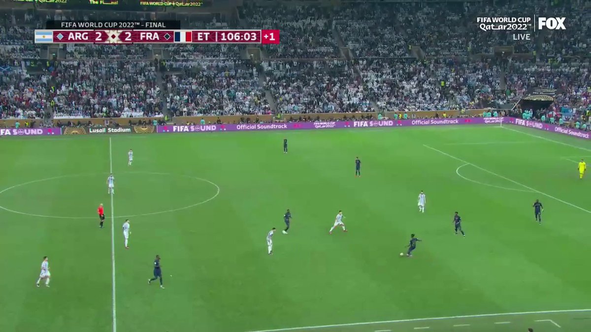 ARGENTINA TAKES THE LEAD IN THE 108TH MINUTE ๐ฑ