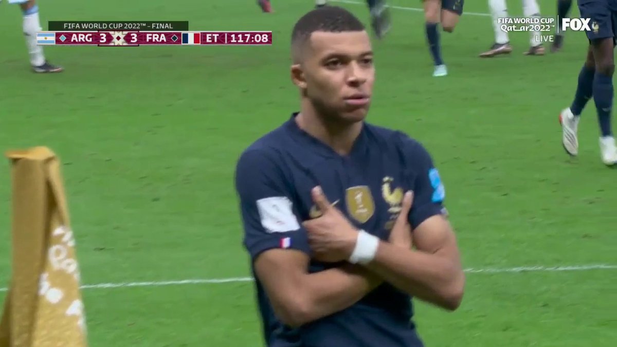 MBAPPE TIES IT AGAIN 3-3 IN THE 117TH MINUTE 😱