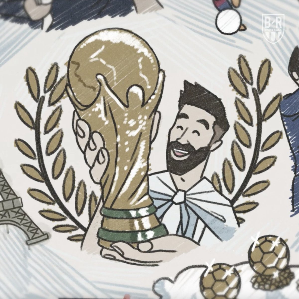 1,003 games. 793 goals. 7 Ballons d’Or. One World Cup. Leo Messi's career masterpiece is complete 🐐
