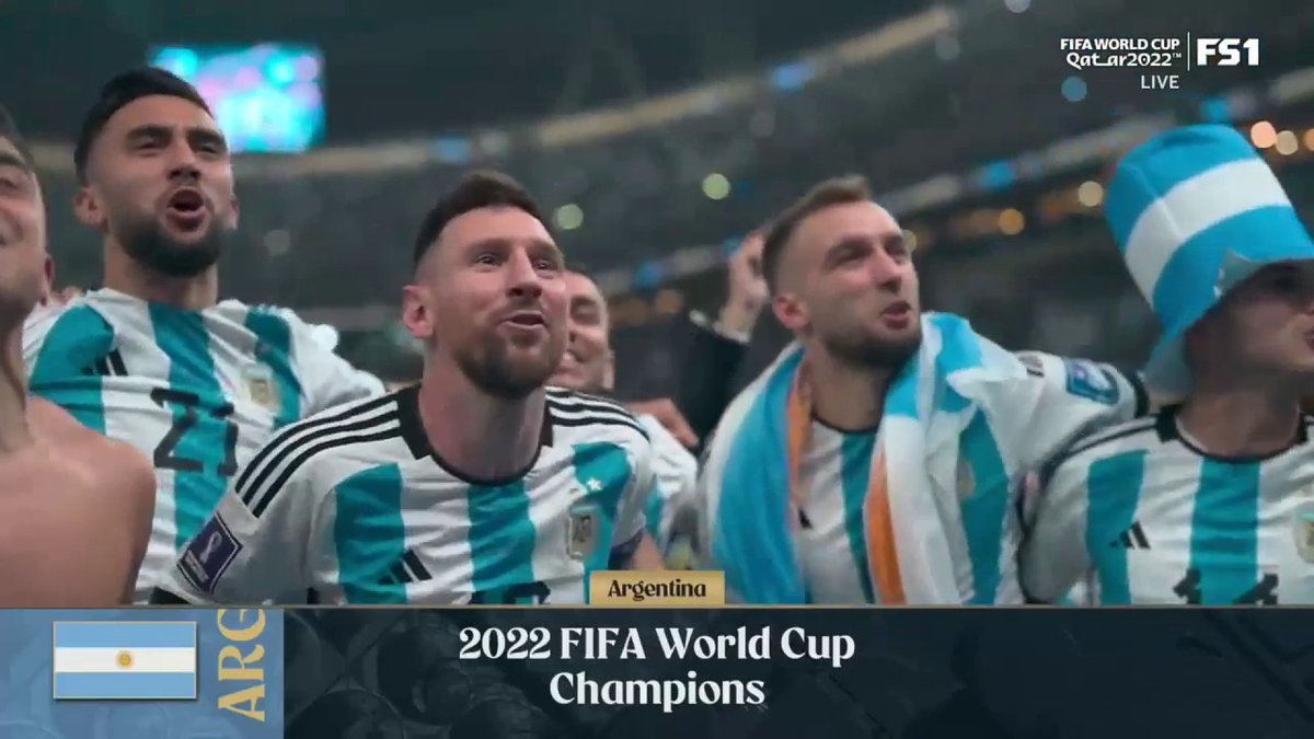THE PARTY MIGHT NEVER STOP FOR MESSI AND ARGENTINA 🎉🇦🇷
