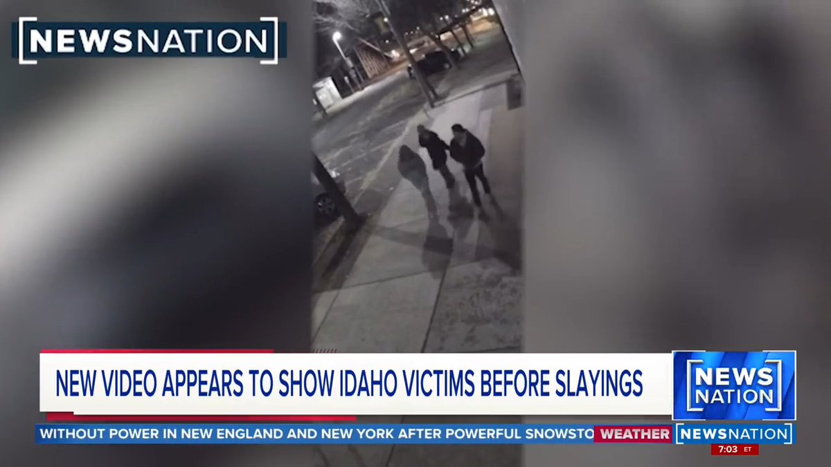 I've learned police obtained this surveillance video several days after the murders. The video shows Kaylee Goncalves and Maddie Mogen walking in downtown Moscow, Idaho hours before murders. Our @newsnation report tonight: