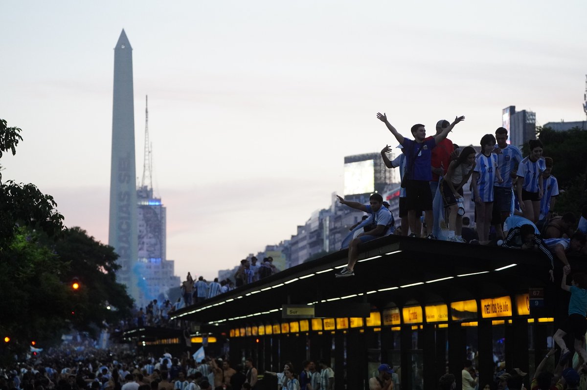 Argentina es campeón y así se festejó en las calles de Buenos Aires