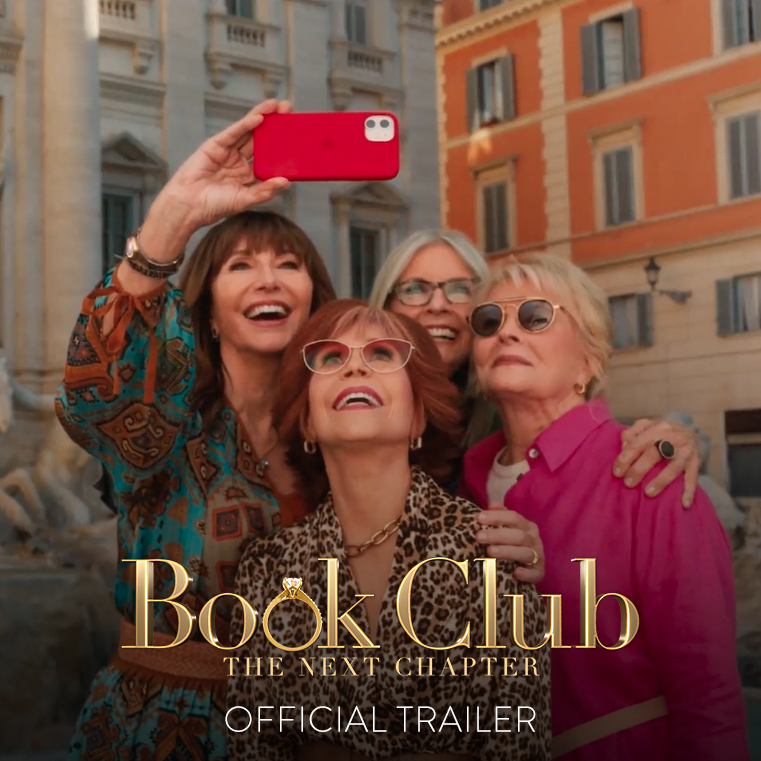 Italy has a nice ring to it. 💍 Diane Keaton, Jane Seymour Fonda, Candice Bergen and Mary Steenburgen are back for amore in #BookClub: The Next Chapter, only in theaters Mother's Day.
