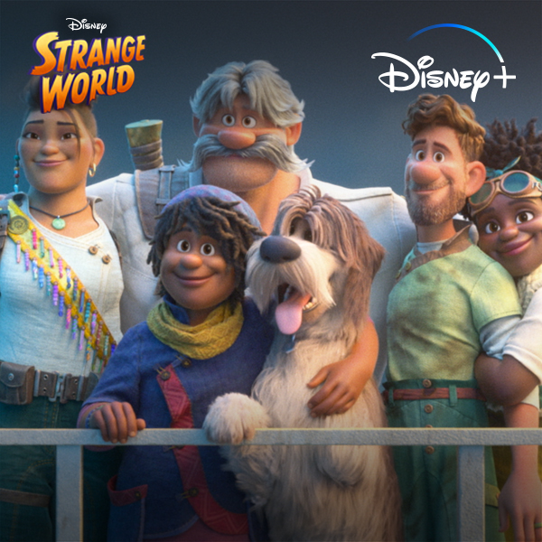 They’re in their element when exploring this world... Join the Clade family and experience Disney’s #StrangeWorld, streaming only on Disney+ beginning December 23!