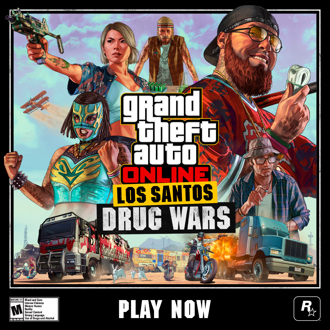 Introducing Los Santos Drug Wars, the opening chapter in a mind-expanding new GTA Online story update. Play now