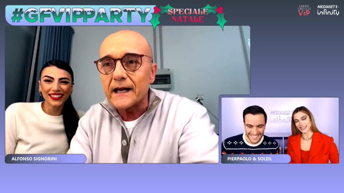 Il nostro Alfonso ha fatto irruzione a GF Vip Party per sganciarci una notizia bomba: Soleil e Pierpaolo sostituiranno Sonia come opinionisti per due settimane! 🔥 Twittate con #GFVIPPARTY per interagire in diretta con noi! Seguite ORA la diretta #GFVIP