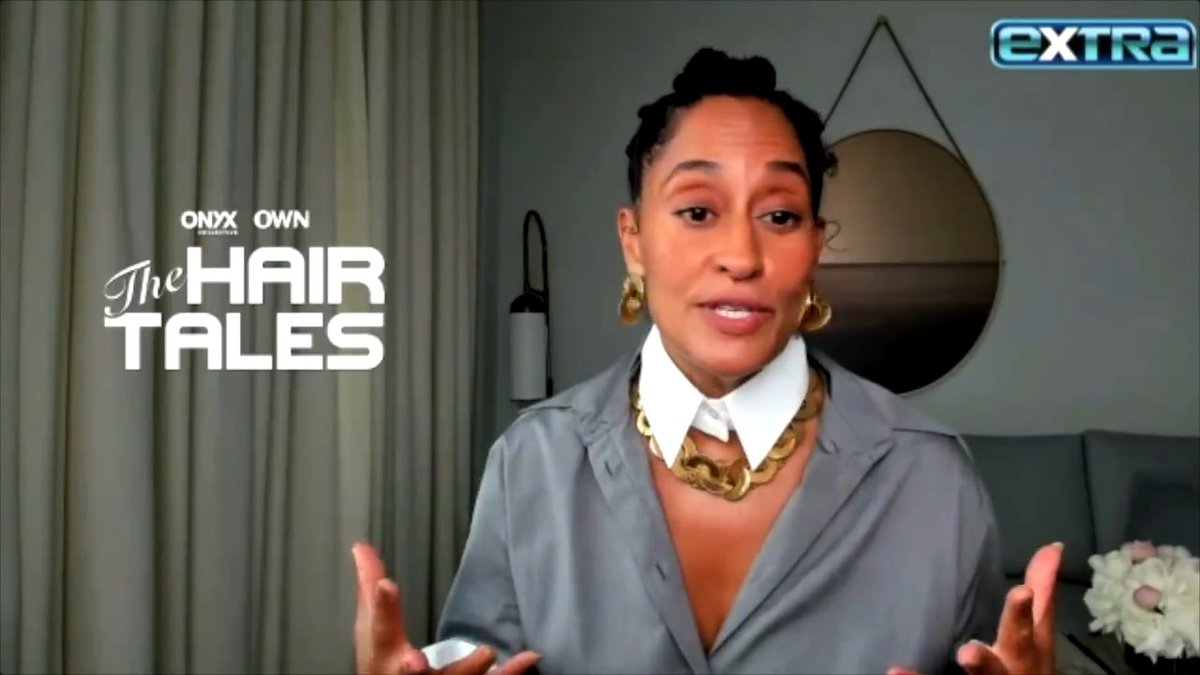 Tonight on #ExtraTV: Tracee Ellis Ross dishes with @carlosgreer on her new @onyxcollective project #TheHairTales! Tune in: