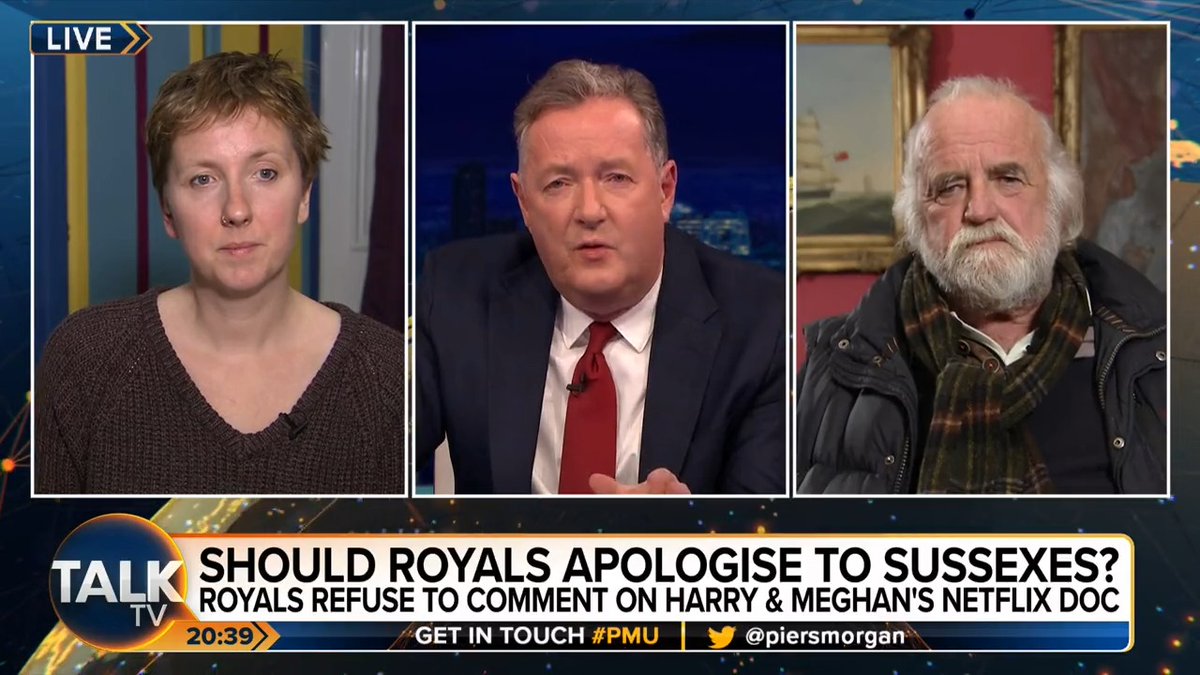 "Why on earth would they turn up at the coronation? "Because that is where the money is... that is gold dust for their next Netflix series." Do you agree with Piers? Should Harry and Meghan go to the coronation of King Charles? Piers Morgan | Talk | #PMU