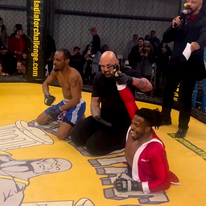 WHAT AN INCREDIBLE STORY Zion Clark won in his pro MMA debut 👏 (via Gladiator Challenge, craig.levinson/IG, Zion Clark)