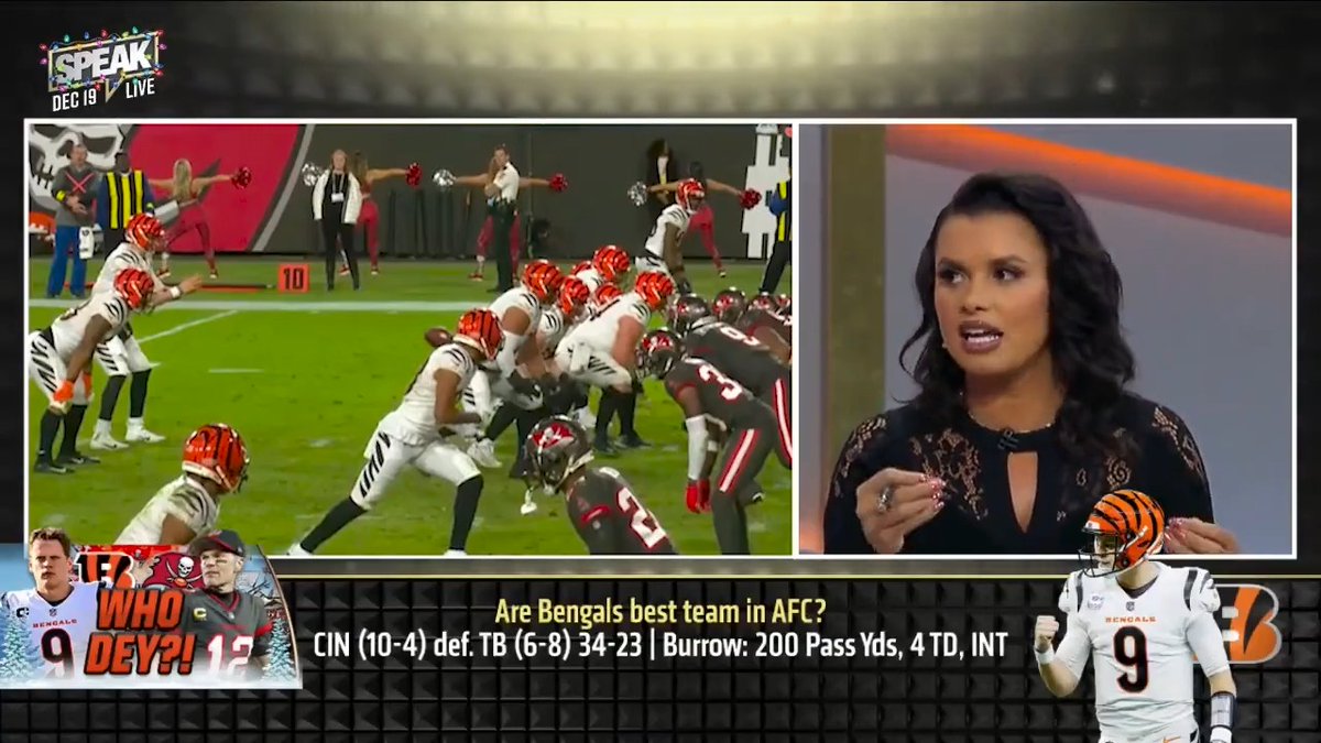 "Joe Burrow is as good as Patrick Mahomes and Josh Allen. Don't put him in that other category."