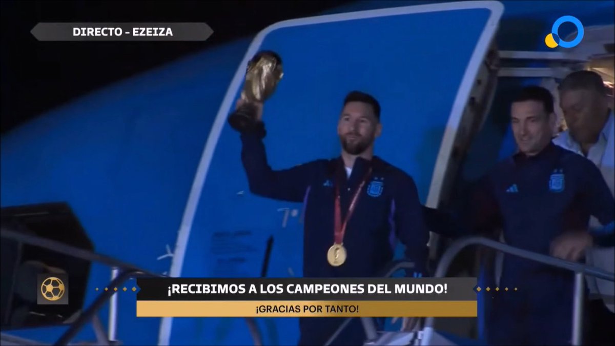 "LA COPA ESTA EN CASA": Porque los Campeones del Mundo ya están en Argentina