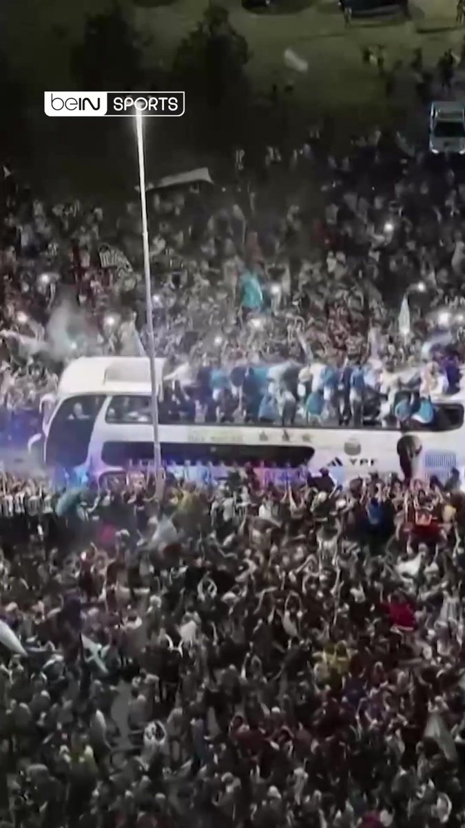 🇦🇷⭐️⭐️⭐️ إستقبال تاريخي للمنتخب الأرجنتيني المتوج بكأس العالم FIFA قطر 2022™ #قطر2022 | #كأس_العالم_قطر_2022 | #الأرجنتين #WorldCupQatar2022 | #Qatar2022 | #FIFAWorldCup