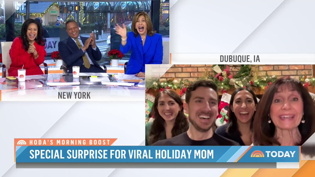 We have a special Morning Boost this morning: a big surprise for Khalid El Khatib’s mom after they went viral for her super organized holiday plan! ✨