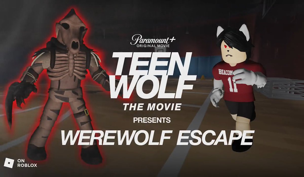 Beacon Hills is in trouble and needs YOUR help! Grab your pack and play Werewolf Escape available now on @roblox 🐺 #TeenWolfMovie #Roblox ➡️