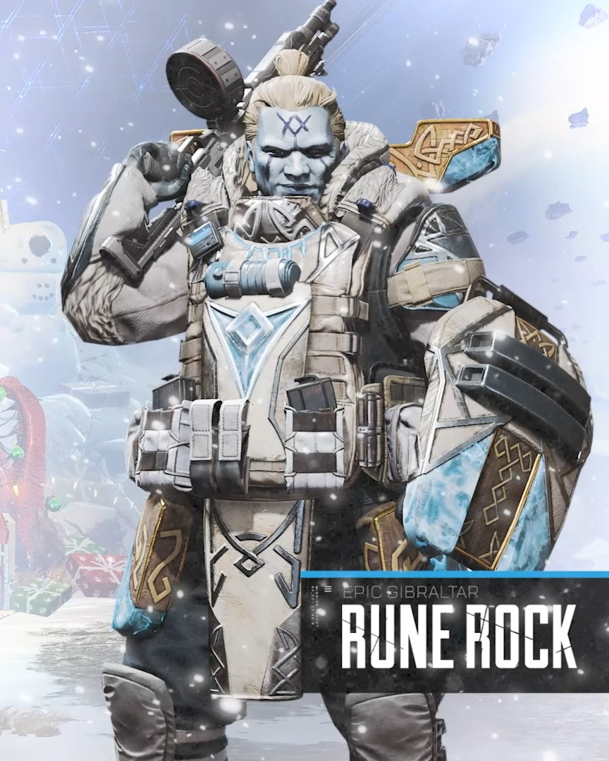 Final call! 🚂 The Wintertide Collection Event has only one week left. Finish out the month with a new Prize Tracker, including the Ice Blossom Weapon Charm, Enjoy the Present holospray, and Rune Rock Gibraltar skin.