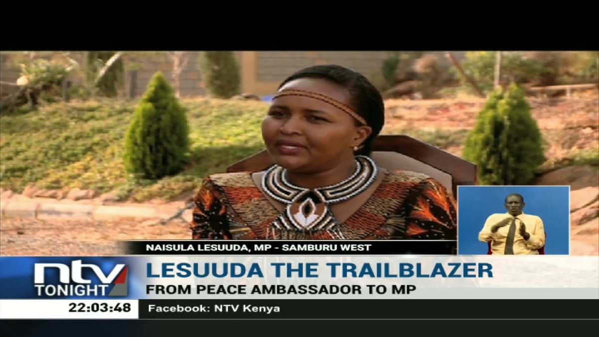 From peace ambassador to MP, the story of Samburu West lawmaker Naisula Lesuuda. #NTVTonight Duncan Khaemba