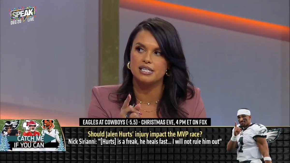 .Joy Taylor: Let's be real, they don’t want to give Jalen Hurts this MVP.